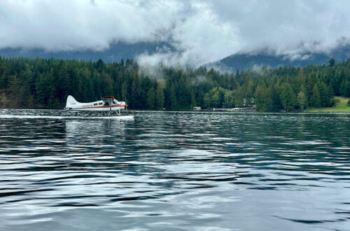 Wasserflugzeug nahe Stuart Island