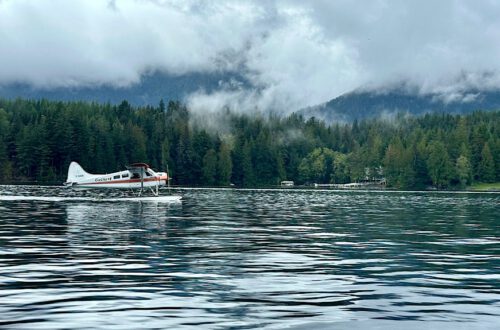 Wasserflugzeug nahe Stuart Island