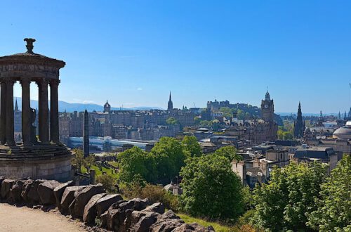 Blick über Edinburgh