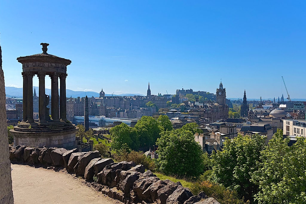 Blick über Edinburgh